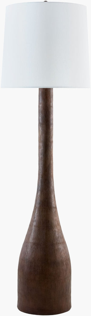 Livabliss Fonce Traditional Linen Shade Floor Lamp Warm Glow for Living Room Seating Areas FCE-006