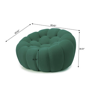 English Elm Bubble Modular Sofa Single Seat In Green - Stylish, Ergonomic Design For Comfort & Versatility B341P320923