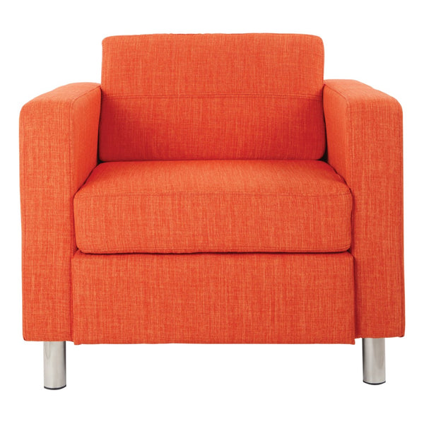 OSP Home Furnishings Pacific Armchair Tangerine