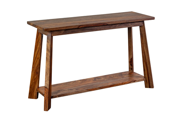 Porter Designs Kalispell Solid Sheesham Wood Console Table - Timeless Arts & Crafts Elegance Brown Wood 05-196-10-2439