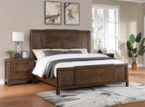 English Elm Steve Silver - Milan - King Bed - Dark Brown