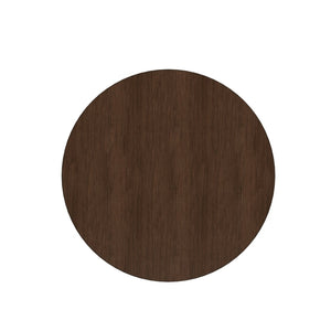 A.R.T. Furniture Verge Round End Table - Handcrafted Walnut Accent with Sculptural Design for Modern Living Spaces 337304-1960