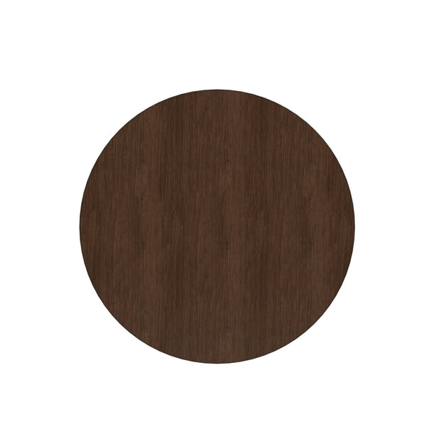A.R.T. Furniture Verge Round End Table - Handcrafted Walnut Accent with Sculptural Design for Modern Living Spaces 337304-1960