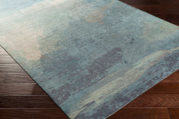 Livabliss Felicity Geometric Mid-century Modern Machine Woven Polyester Accent Rug for Entryways Blue, Light Blu 2' x 3' FCT8000-23