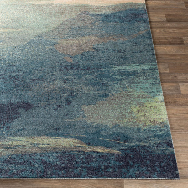 Livabliss Felicity Geometric Mid-century Modern Machine Woven Polyester Accent Rug for Entryways Blue, Light Blu 2' x 3' FCT8000-23