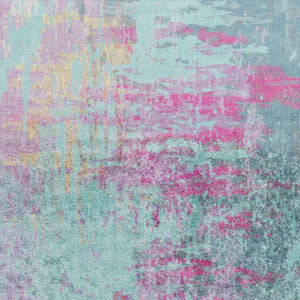 Livabliss Felicity Geometric Mid-century Modern Polyester Area Rug for Entryways and Small Spaces Lavender, Deep 8' x 10' FCT8003-810