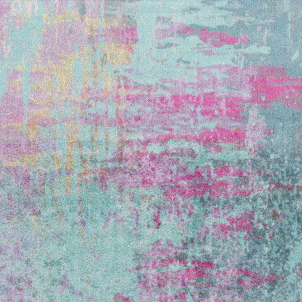 Livabliss Felicity Geometric Mid-century Modern Polyester Area Rug for Entryways and Small Spaces Lavender, Deep 8' x 10' FCT8003-810