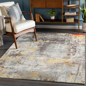 Livabliss Felicity Geometric Runner Rug Mid-century Modern Polyester Hallway and Entryway Accent Charcoal, Slate 2'6" x 8' FCT8008-268