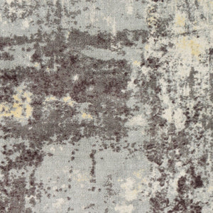 Livabliss Felicity Mid-century Machine Woven Polyester Area Rug for Entryways and Small Spaces Slate, Charcoal 2' x 3' FCT8009-23