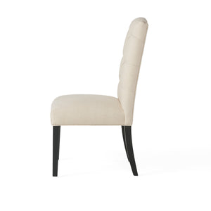 English Elm Harding Button Tufted Parsons Dining Chair Set of Two Upholstered Formal Seating 54266.00NTL