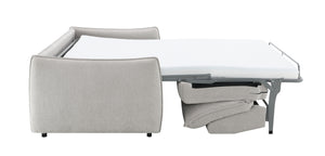 English Elm Jinn Chenille Convertible Sleeper Sofa with Memory Foam Bed and Metal Legs B2726P435913