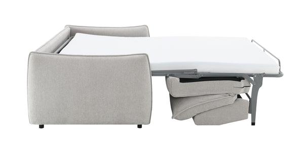 English Elm Jinn Chenille Convertible Sleeper Sofa with Memory Foam Bed and Metal Legs B2726P435913