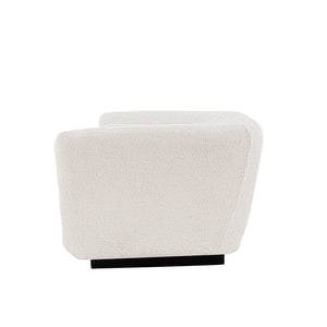 English Elm Ulka 96" Chenille Sofa – Durable Pine Frame, High-Density Foam, Commercial Grade, Includes Bolsters Cream B365P398110