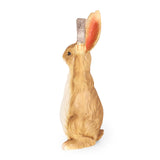 Christopher Knight Home® - Noble House - Corneu Outdoor Rabbit Garden Statue, White and Brown