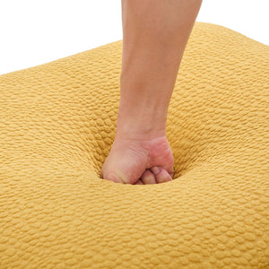 English Elm UNITED Modular 6-Seat Sectional Sofa with Removable Ottoman, Storage Compartments, Convertible Comfort Mustard yellow W1568S00247