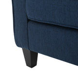 Christopher Knight Home® - Noble House - Freemont Dark Blue Fabric Club Chair