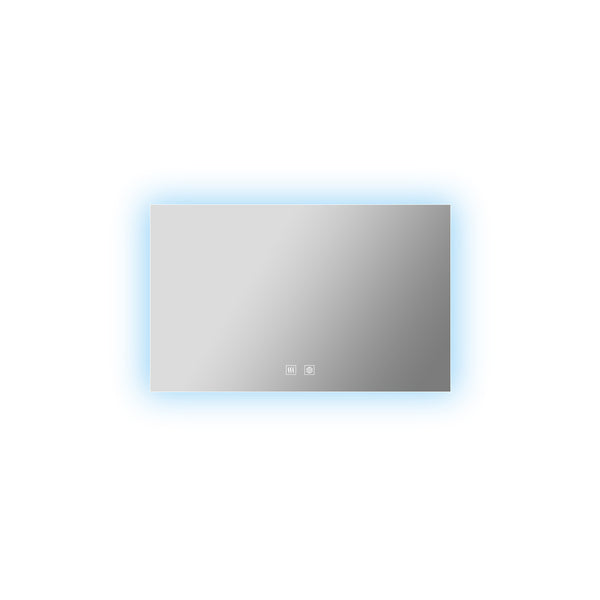 English Elm Vellum Backlit Led Vanity Mirror with Defogger for Spa Inspired Bathroom Walls B2731P478341
