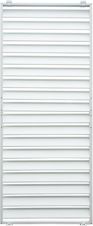 English Elm Outdoor Louvered Pergola Accessories Aluminum Screens for Durable Weather-Resistant Shading & Privacy White W1859P321939