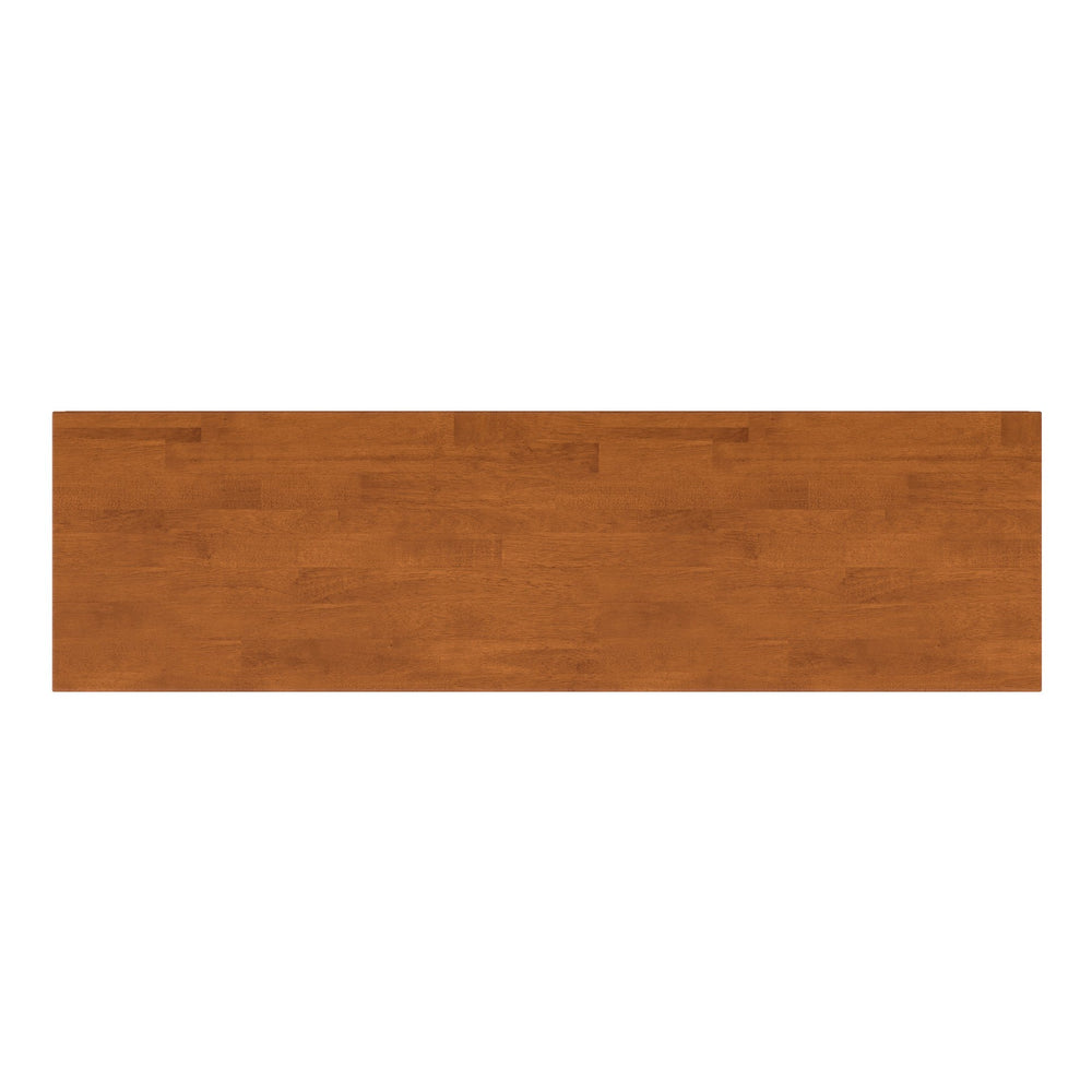 English Elm Harper Solid Rubberwood Sideboard Mid-century Buffet with Tapered Legs for Dining Rooms B136P439006