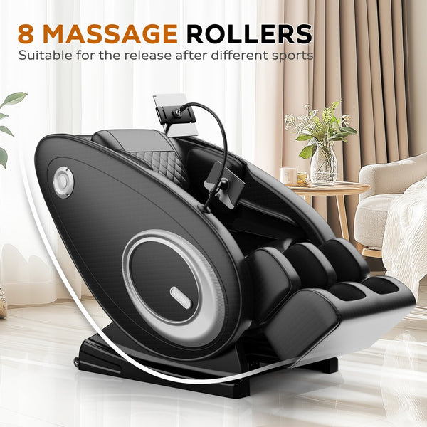 English Elm Massage Chair Recliner With Zero Gravity Technology For Full-Body Relief And Ergonomic Comfort W1875P370128