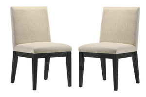 English Elm Jacopo Round Pedestal Dining Set Seats Four in Ebony Black Contemporary Style B2749S00296