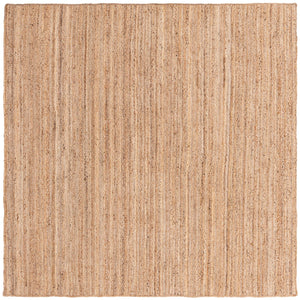 Unique Loom Braided Jute Dhaka Hand Braided Solid Rug Natural, Natural 8' 0" x 8' 0"