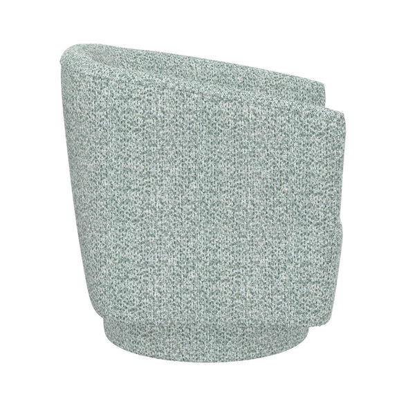 English Elm Wallace & Bay - Blue Swivel Accent Chair - Modern Baikal Blue Upholstered Comfort For Living Rooms & Home Offices B361P384441-GIGA