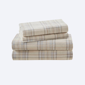 English Elm 4 Piece King 100% Cotton Flannel Sheet Set – Cozy, Soft, And Stylish Bedding For Warm Nights B035P381349