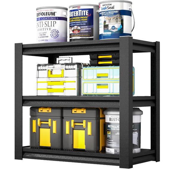 English Elm 20-30 Gallon Aquarium Stand Heavy Duty Steel Three Tier Rack for Home or Office Black W2735P457276
