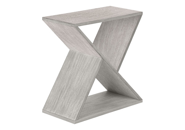 English Elm Accent 2-Tier Accent Table with Drawer and Shelf – Compact Round End or Nightstand with Knob Storage, Space-Saving Design and Easy Assembly Gray Wash 36 L x 15 W x 6 H B2710P219484