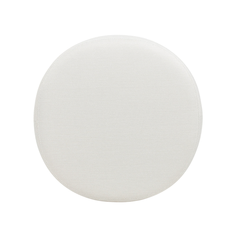 English Elm Jennifer Taylor Home - Willow 25" Round Outdoor Ottoman with Axroma Olefin Upholstery, Woven Golden Brown Frame, Durable ComfortWillow 25" Round Outdoor Ottoman with Axroma Olefin Upholstery, Woven Golden Brown Frame for Durable Comfort B2719P305701