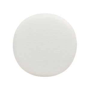 English Elm Jennifer Taylor Home - Willow 25" Round Outdoor Ottoman with Axroma Olefin Upholstery, Woven Golden Brown Frame, Durable ComfortWillow 25" Round Outdoor Ottoman with Axroma Olefin Upholstery, Woven Golden Brown Frame for Durable Comfort B2719P305701