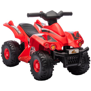 English Elm Qaba 6v Battery Powered Kids Atv Ride on Four Wheeler with Music Ages 2 to 6 W2225P249803
