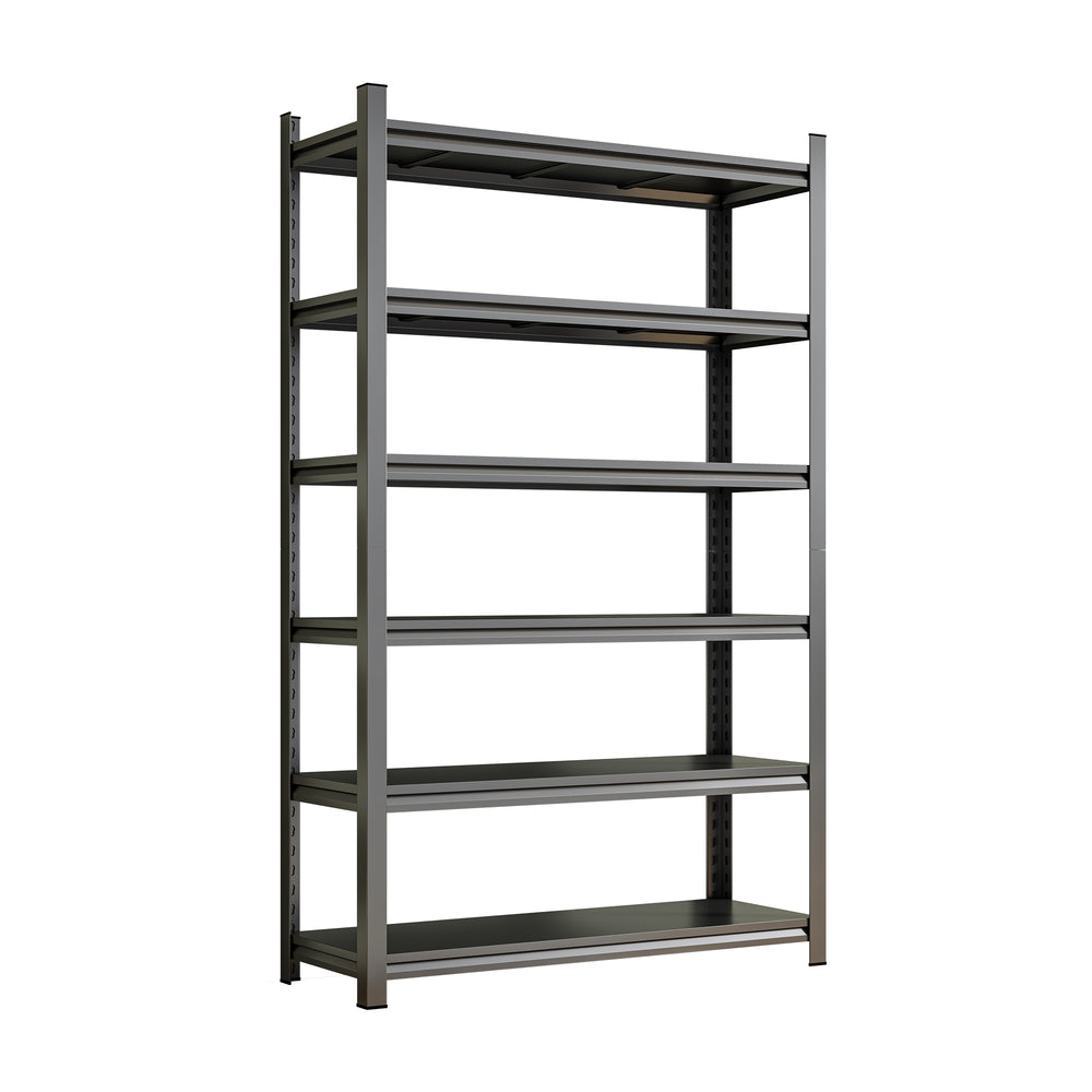 English Elm Garage Six Tier Steel Shelving Unit Adjustable Heavy Duty Freestanding Storage Rack W1831P366862
