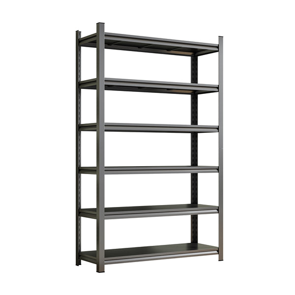 English Elm Garage Six Tier Steel Shelving Unit Adjustable Heavy Duty Freestanding Storage Rack W1831P366862