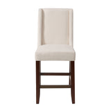 Madison Park Brody Modern/Contemporary Wing Counter Stool MP104-0040 Cream