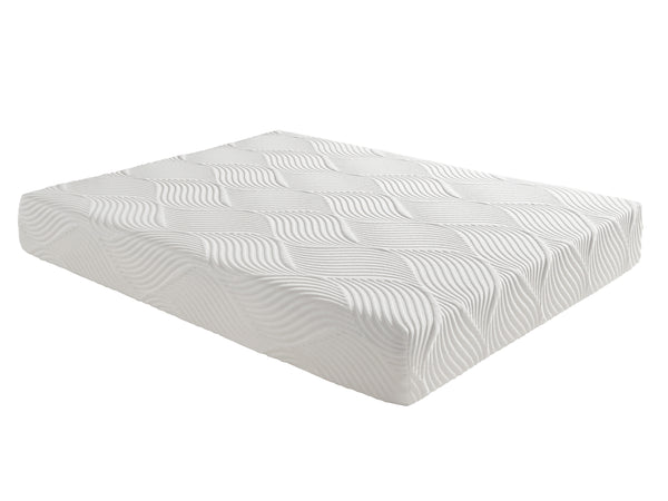 English Elm 10-inch Gel-Infused Memory Foam Mattress with Tencel Cover, 10" Triple-Layer Support for Cooler Sleep White 15.75 L x 15.75 W x 55 H B011P248235
