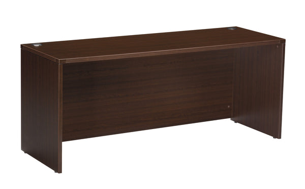 OSP Home Furnishings Napa Credenza Modern Minimalist Sideboard with Concealed Storage for Dining or Living Room Espresso NAP-43-ESP