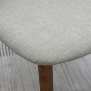 English Elm Laurel Green Flannelette Dining Chairs Set Of 4 - Ergonomic, Stylish, And Durable For Home & Café Use T3967P386703