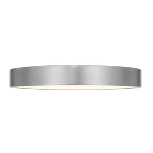 English Elm 14 Inch Aluminum Flush Mount Led Ceiling Light Dimmable for Kitchens and Hallways Brushed Nickel B370P421873