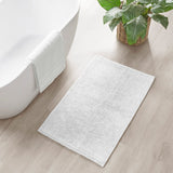 Beautyrest Plume Transitional Feather Touch Reversible Bath Rug BR72-3763 White