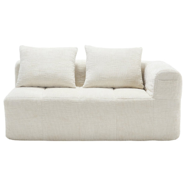 English Elm United Chenille Loveseat Sofa - Versatile Minimalist Sleeper For Cozy Living Room & Small Spaces W1568P255133-GIGA