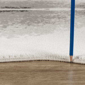 English Elm Hide 5 Ft. X 7 Ft. Gray Area Rug - Soft, Durable, Pet-Friendly Design Perfect For Any Living Space B186P316850