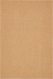 Unique Loom Outdoor Modern Links Machine Made Striped Rug Light Brown, Light Brown/Brown 6' 1" x 9' 0"