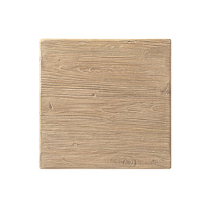 English Elm Hawthorne Reclaimed Elm Square Side Table with Trestle Base for Modern Rustic Interiors Natural B2719P474459