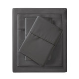 Madison Park 1500 Thread Count Casual Cotton Blend 4 PC Sheet Set MP20-6405 Charcoal