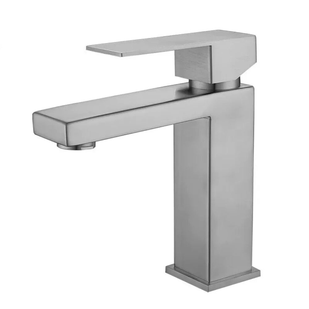 English Elm Single Handle Bathroom Faucet - Brushed Nickel Lavatory Faucet, Durable Stainless Steel Design T3177P388142-GIGA
