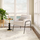 Charleston Accent Chair Cream 109524 Zuo Modern