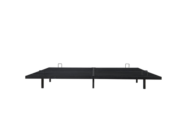 English Elm Queen Metal Platform Bed with Built-in Led Underlighting for Modern Bedroom Decor W1670P407045