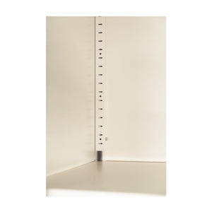 English Elm 71'' Steel 2-Door Locking Cabinet with Adjustable Shelves, Secure Metal Storage for Home Office Beige W3387P306326